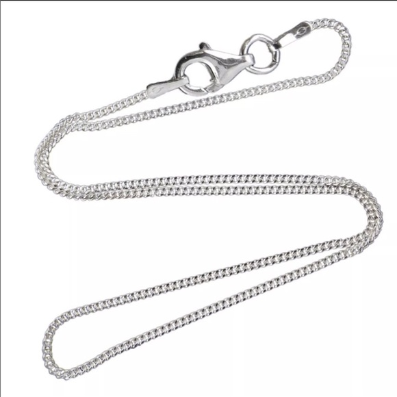 Set of FIVE Sterling Silver Chain Necklace - Picture 6 of 8